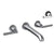 Vissoni V1429GH-TM 8-1/2 Wall Mount Widespread Lavatory - Uses WM-0020 valve