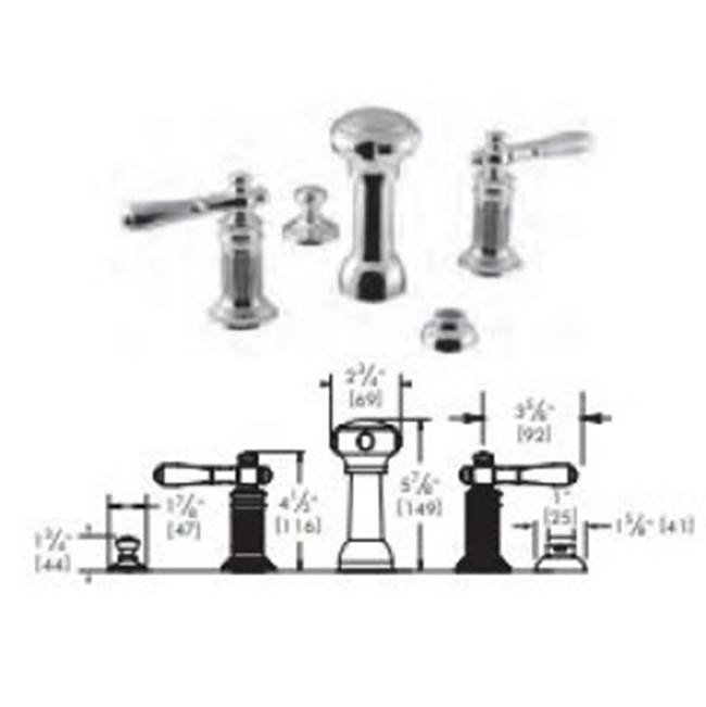 Vissoni V1670GA Bidet Fitting