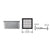 Vissoni V708029 10 Square rain head (Metropoli)