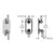 Vissoni V7095GA-TM 1/2 Thermostatic Trim w/1-way Volume Control - Uses TH-9010 valve