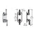 Vissoni V7095GC-TM 1/2 Thermostatic Trim w/1-Way Volume Control - Uses TH-9010 valve