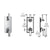 Vissoni V7095MT-TM 1/2 Thermostatic Trim w/1-Way Volume Control - Uses TH-9010 valve
