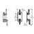 Vissoni V7095PC-TM 1/2 Thermostatic Trim w/1-Way Volume Control - Uses TH-9010 valve