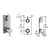 Vissoni V7095SL-TM 1/2 Thermostatic Trim w/1-Way Volume Control - Uses TH-9010 valve