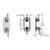 Vissoni V7096GA-TM 1/2 Thermostatic Trim w/2-way Diverter (shared) - Uses TH9212 valve