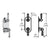 Vissoni V7096GC-TM 1/2 Thermostatic Trim w/2-Way Diverter (shared) - Uses TH-9212 valve