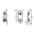 Vissoni V7096GU-TM 1/2 Thermostatic Trim w/2-Way Diverter (shared) - Uses TH-9212 valve