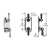 Vissoni V7096PC-TM 1/2 Thermostatic Trim w/2-Way Diverter (shared) - Uses TH-9212 valve