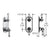Vissoni V7096PE-TM 1/2 Thermostatic Trim w/2-way Diverter (shared) - Uses TH-9212 valve