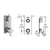 Vissoni V7096SL-TM 1/2 Thermostatic Trim w/2-Way Diverter (shared) - Uses TH-9212 valve