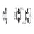 Vissoni V7097BC-TM 1/2 Thermostatic Trim W/2-Way Diverter (non-shared) - Uses TH-9210 valve