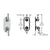 Vissoni V7097GA-TM 1/2 Thermostatic Trim w/2-way Diverter (non-shared) Uses TH9210 valve