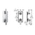 Vissoni V7097MT-TM 1/2 Thermostatic Trim w/2-Way Diverter (non-shared) - Uses TH-9210 valve