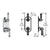 Vissoni V7097PC-TM 1/2 Thermostatic Trim w/2-Way Diverter (non-shared) - Uses TH-9210 valve