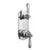 Vissoni V7097PE-TM 1/2 Thermostatic Trim w/2-Way Diverter (non-shared) - Uses TH-9210 valve