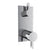 Vissoni V7097SL-TM 1/2 Thermostatic Trim w/2-Way Diverter (non-shared) - Uses TH-9210 valve
