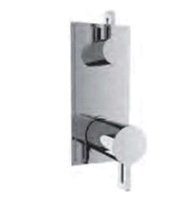 Vissoni V7097SL-TM 1/2 Thermostatic Trim w/2-Way Diverter (non-shared) - Uses TH-9210 valve