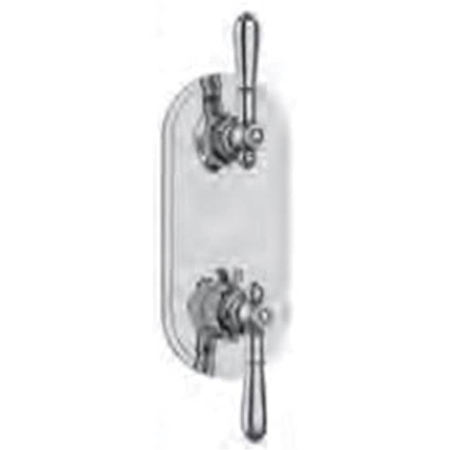 Vissoni V7098GA-TM 1/2 Thermostatic Trim w/3-way Diverter (shared) - Uses TH-9313 valve