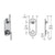 Vissoni V7098GU-TM 1/2 Thermostatic Trim w/3-Way Diverter (shared) - Uses TH-9313 valve