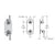 Vissoni V7099GA-TM 1/2 Thermostatic Trim w/3-way Diverter (non-shared) - Uses TH-9310 valve
