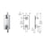 Vissoni V7099MT-TM 1/2 Thermostatic Trim w/3-Way Diverter (non-shared) - Uses TH-9310 valve