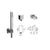 Vissoni V768371 Multifunction Hand Shower Set w/Bracket and Hose