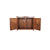 Thompson Traders VTL Grande Rustic Wood Vanity W/ Handcrafted Intergrated Sink In Black Copper