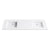 Avanity Versastone Solid Surface Vanity Top with Integrated Double Bowl