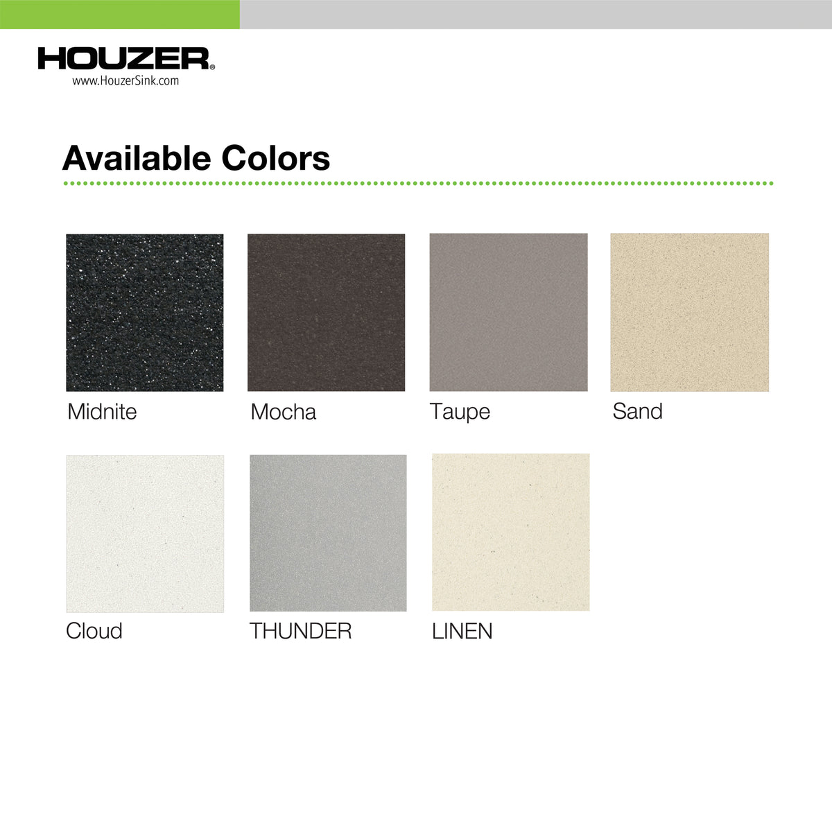 Houzer W-130-C Quartztone 30" Cloud Apron Front Farmhouse Granite Composite Workstation Kitchen Sink - Parent