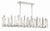Crystorama WAT-B2006-PN Watson 6 Light Linear Chandelier - Polished Nickel
