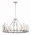 Crystorama WAT-B2008-PN Watson 8 Light Chandelier - Polished Nickel