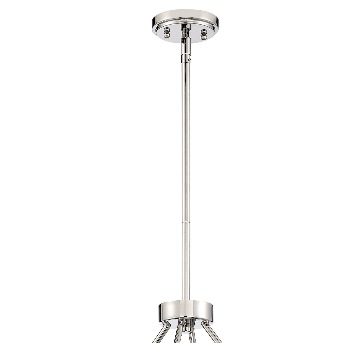 Crystorama WAT-B2008-PN Watson 8 Light Chandelier - Polished Nickel