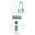 Water Inc WI-ECO-NX-SILVER-6-PACK Acuva UV-Led Water Disinfection System