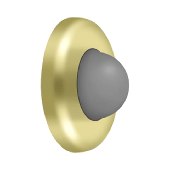 Deltana WBC250 Wall Mount Convex Flush Bumper, 2-1/2 Diam.