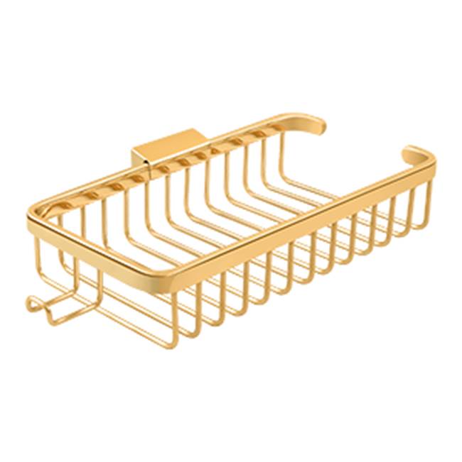 Deltana WBR1052H Wire Basket, 10-3/8 Rectangular, Shallow, With Hook - Parent