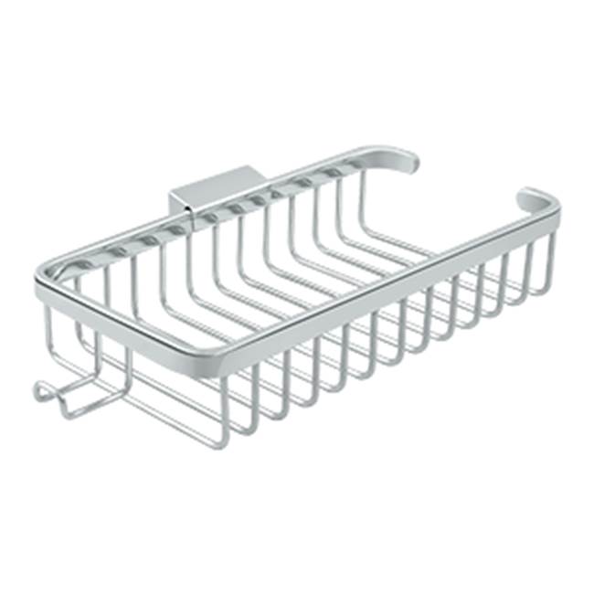 Deltana WBR1052H Wire Basket, 10-3/8 Rectangular, Shallow, With Hook