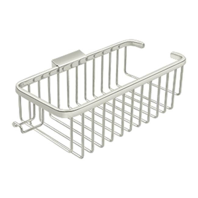 Deltana WBR1054H Wire Basket 10-3/8, Deep, Rectangular With Hook