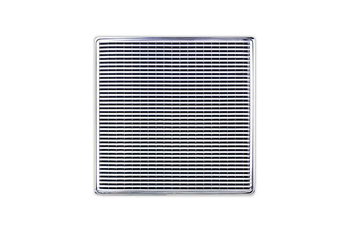 Infinity Drain WDB 5-P 5? x 5? WD 5 - Strainer - Lines Pattern & 2" Throat w/PVC Bonded Flange 2?, 3?, & 4? Outlet - Parent