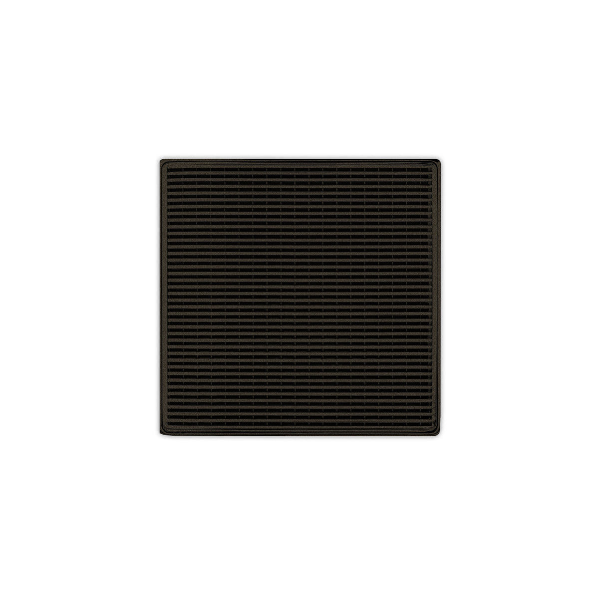 Infinity Drain WDB 5-P 5” x 5” WD 5 - Strainer - Lines Pattern & 2" Throat w/PVC Bonded Flange 2”, 3”, & 4” Outlet