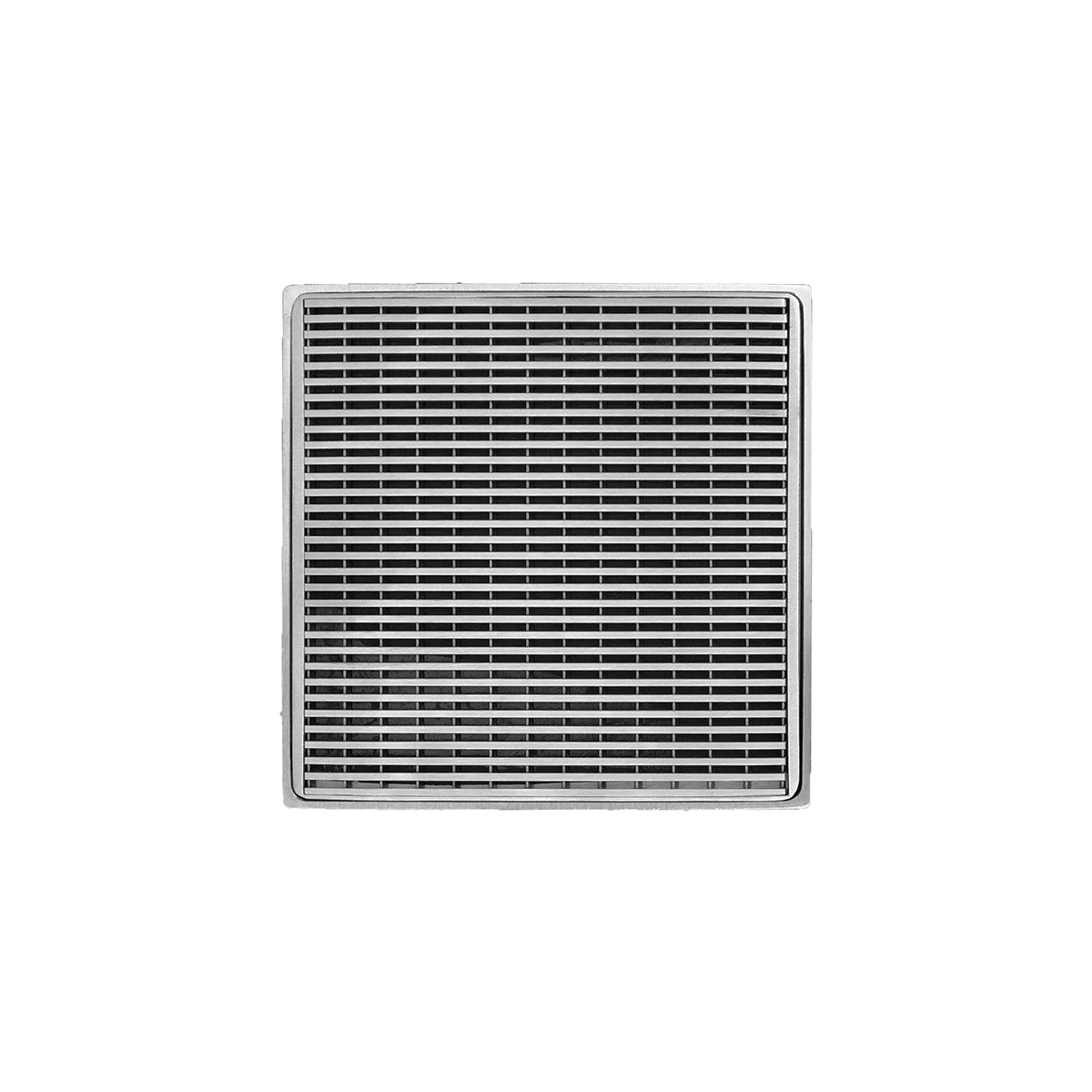 Infinity Drain WD 4-2P 4” x 4” WD 4 - Strainer - Wedge Wire & 2" Throat w/PVC Drain Body 2” Outlet