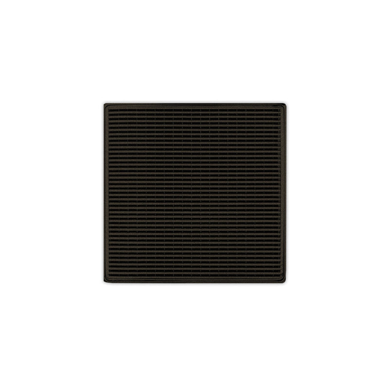 Infinity Drain WD 5-2I 5” x 5” WD 5 - Strainer - Wedge Wire & 2" Throat w/Cast Iron Drain Body 2” Outlet
