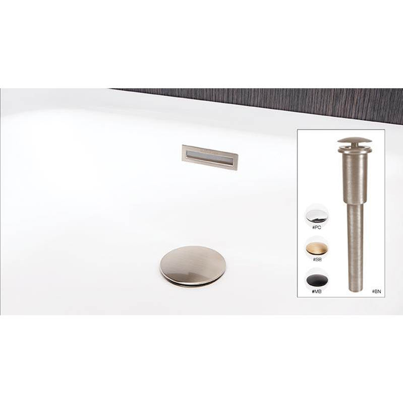 Wet Style DS02RF-O Dome Style Lav Drain With O/F - Bn - Parent