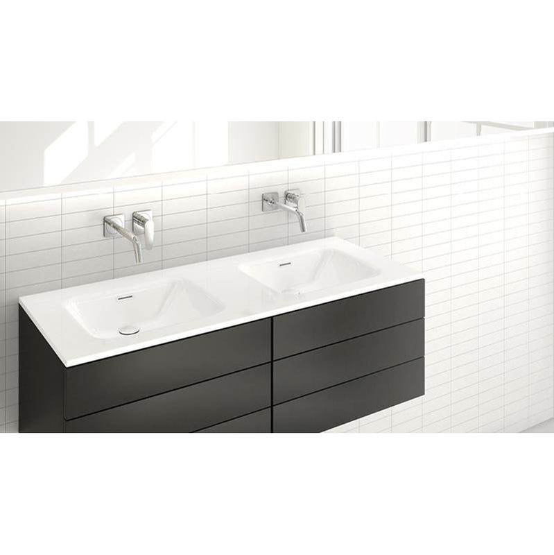 Wet Style VELXS48-O-8-NT Lav - Element - 48 X 20 X 5/8 - Nt O/F - 3 Holes 8 C/C Per Drain - Parent