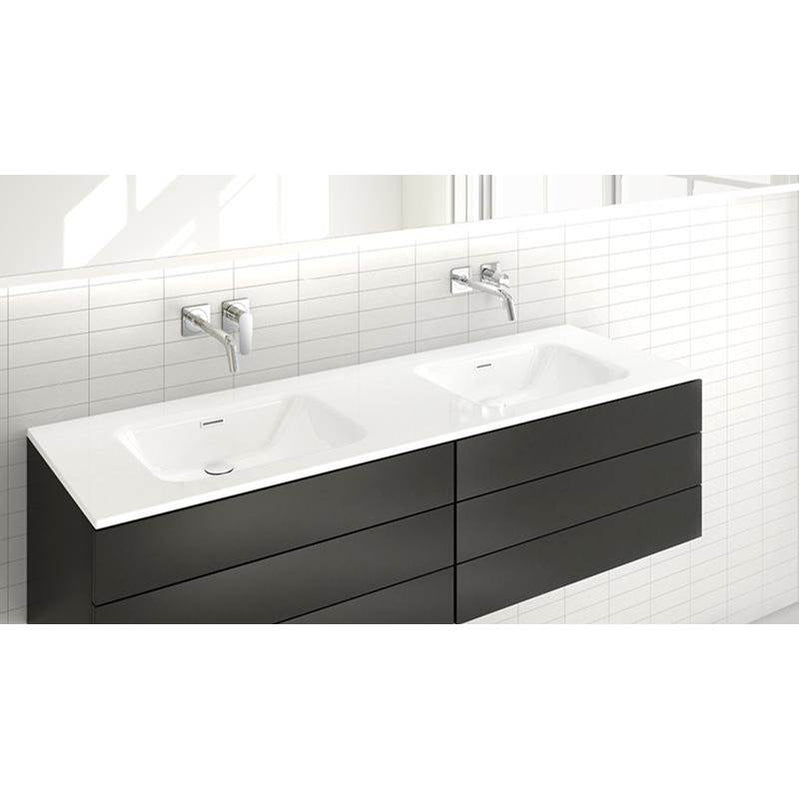 Wet Style VELXS60-O-1-BN-MA Lav - Element - 60 X 20 X 5/8 - Bn O/F - 1 Hole Per Drain - White Matte