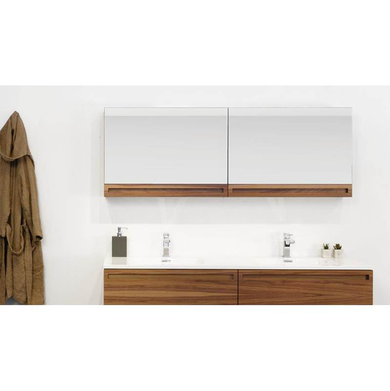 Wet Style ELR60MU Furniture Element Rafine - Lift-Up Mirrored Cabinet 60 X 21 3/4 X 6 - Parent