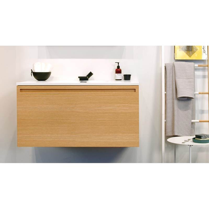 Wet Style ELR60WM Furniture Element Rafine - Vanity Wall-Mount 60 X 22 - 4 Drawers, Horse Shoe Drawers - Parent