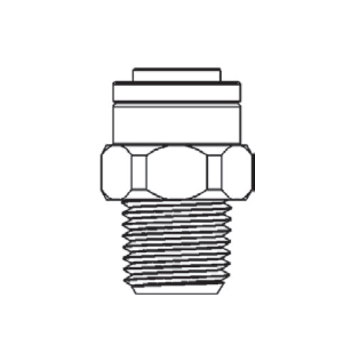 Water Inc WI-ENV-3/8-1/4-MNPTFC Male NPTF Connector