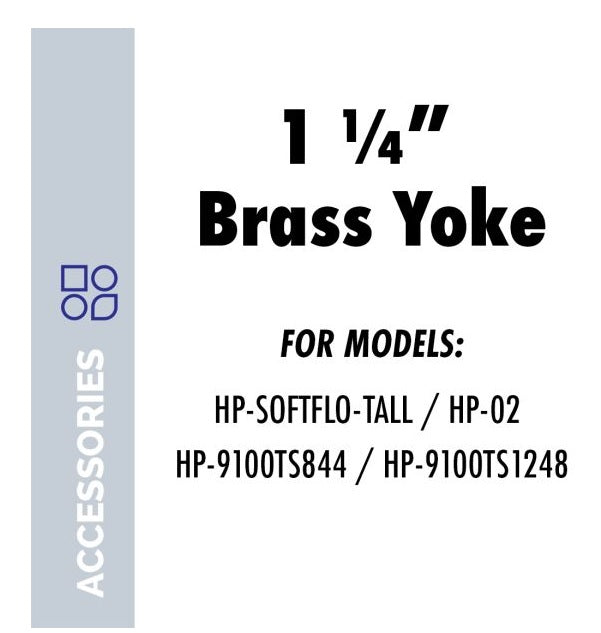 Water Inc WI-HP-W63604 1-1/4 Brass Yoke