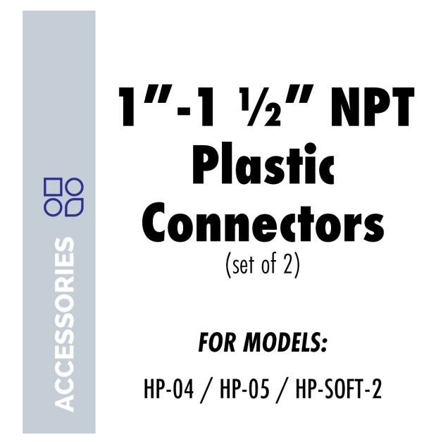 Water Inc WI-HP-W80-19916 1 -1-1/2 NPT Plastic Connectors