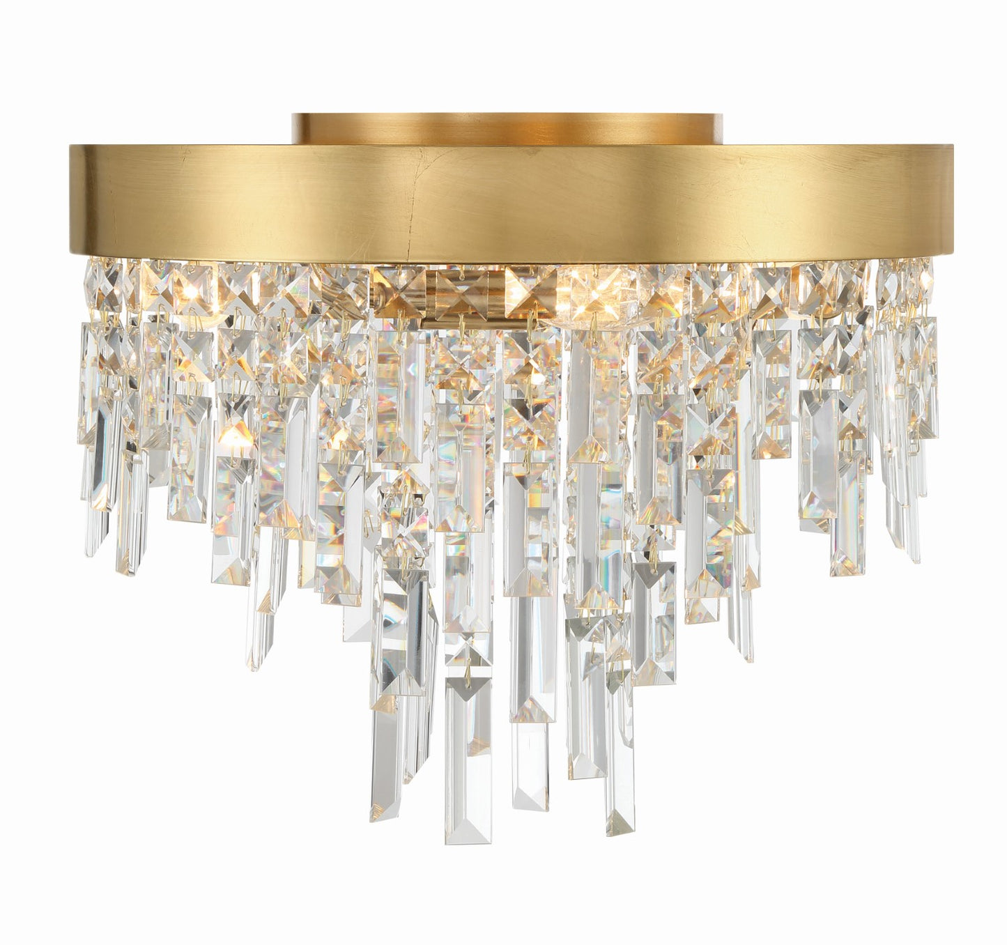 Crystorama WIN-213-GA-CL-MWP Winfield 4 Light Ceiling Mount - Antique Gold